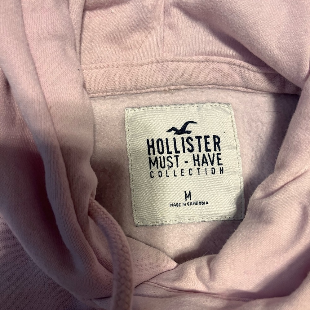 Hollister Must-Have Hoodie (Size M) – Light Pink - Picture 2 of 2